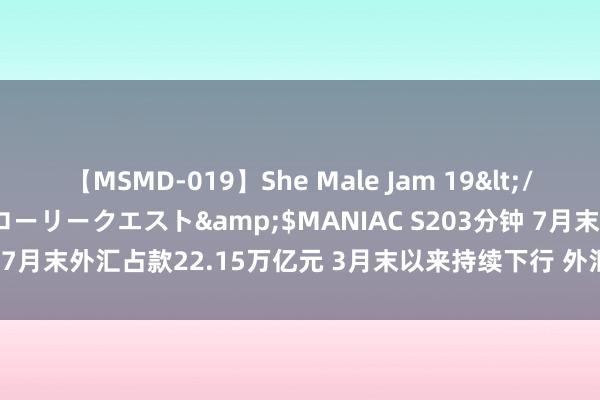 【MSMD-019】She Male Jam 19</a>2008-08-04グローリークエスト&$MANIAC S203分钟 7月末外汇占款22.15万亿元 3月末以来持续下行 外汇占款变化影响几何？